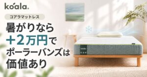 コアラマットレスのポーラーバンズは暑がりなら2万円をつける価値あり！PLUSとSUPREMEの違いも比較｜PolarBands